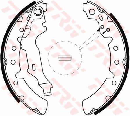Set saboti frana TRW GS8603
