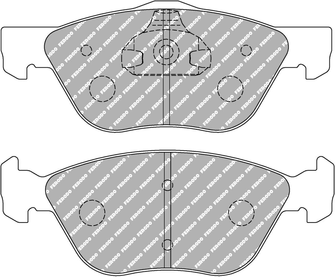 set placute frana,frana disc FERODO FCP1052H