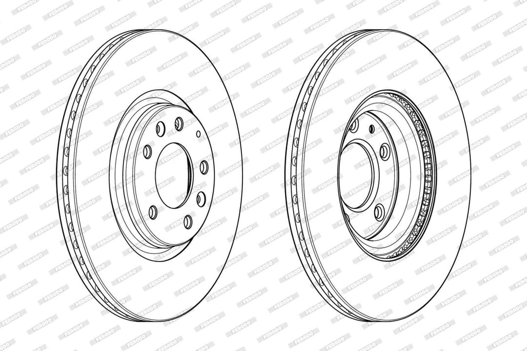 Disc frana FERODO DDF1880C