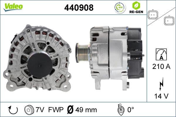 Generator / Alternator VALEO 440908