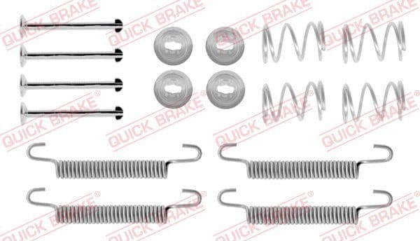 set accesorii, saboti frana parcare QUICK BRAKE 105-0791