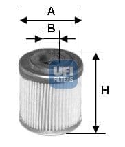 Filtru ulei UFI 25.553.00