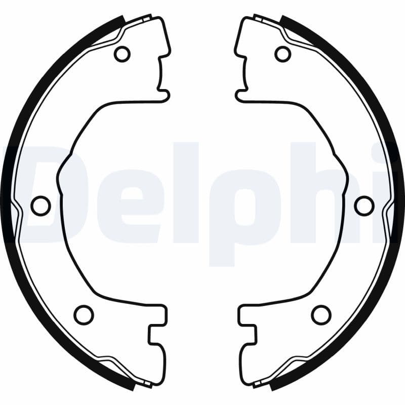 Set saboti frana, frana de mana DELPHI LS1919