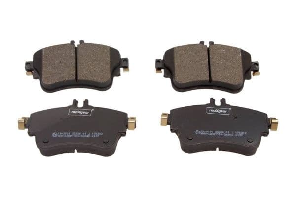 set placute frana,frana disc MAXGEAR 19-3031
