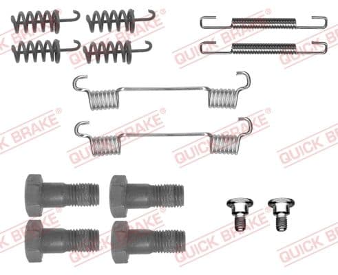 set accesorii, saboti frana parcare QUICK BRAKE 105-0867