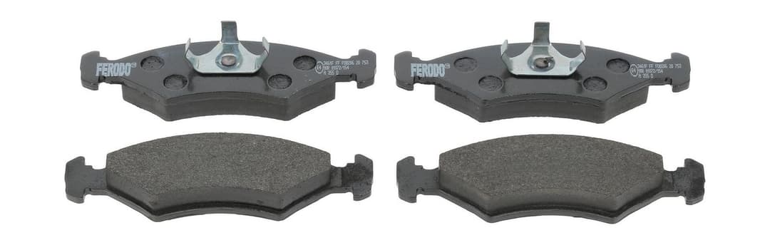 set placute frana,frana disc FERODO PREMIER ECO FRICTION FDB206