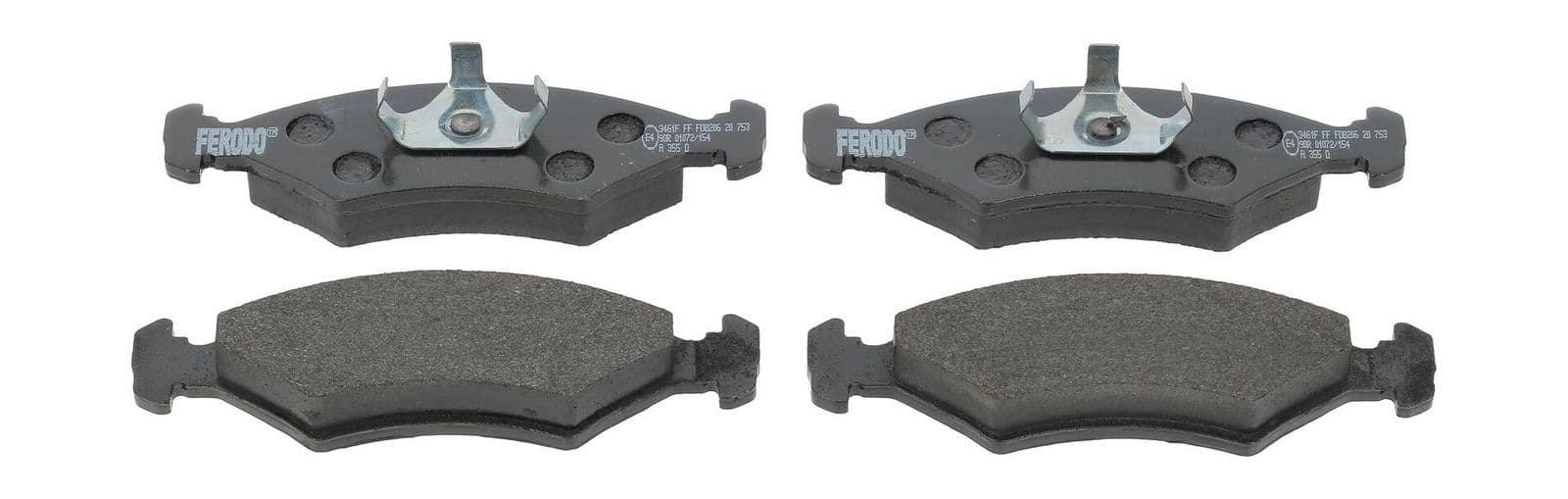set placute frana,frana disc FERODO PREMIER ECO FRICTION FDB206