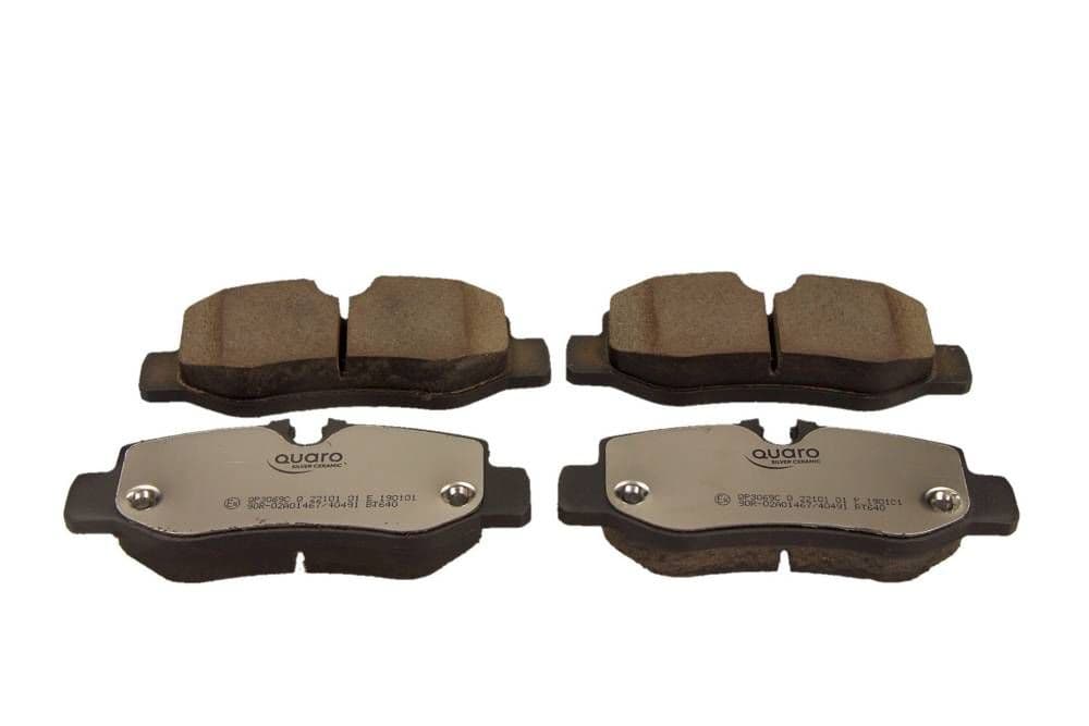 set placute frana,frana disc QUARO SILVER CERAMIC QP3069C