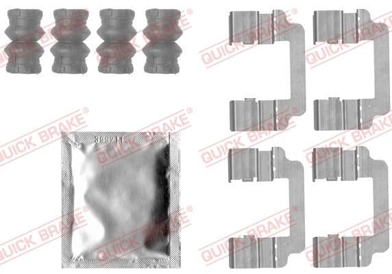 Set accesorii, placute frana QUICK BRAKE 109-1830