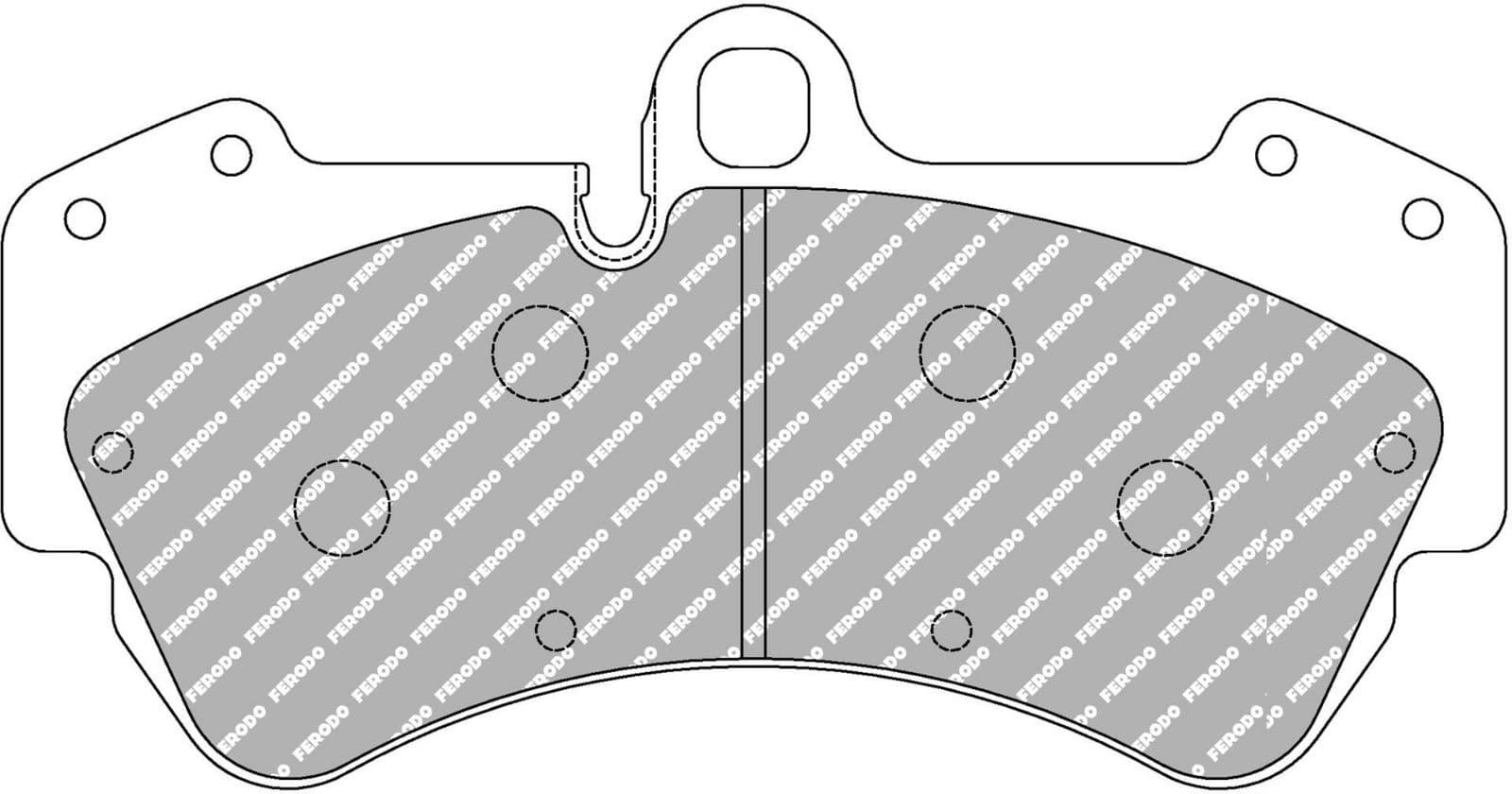 set placute frana,frana disc FERODO FCP1625H