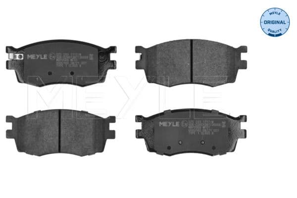 set placute frana,frana disc MEYLE -ORIGINAL: True to OE. 025 243 1717/W