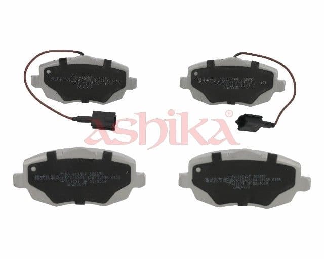 set placute frana,frana disc ASHIKA 50-00-0024