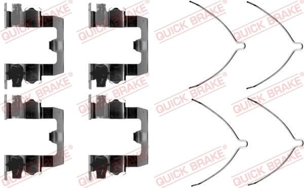 Set accesorii, placute frana QUICK BRAKE 109-1095