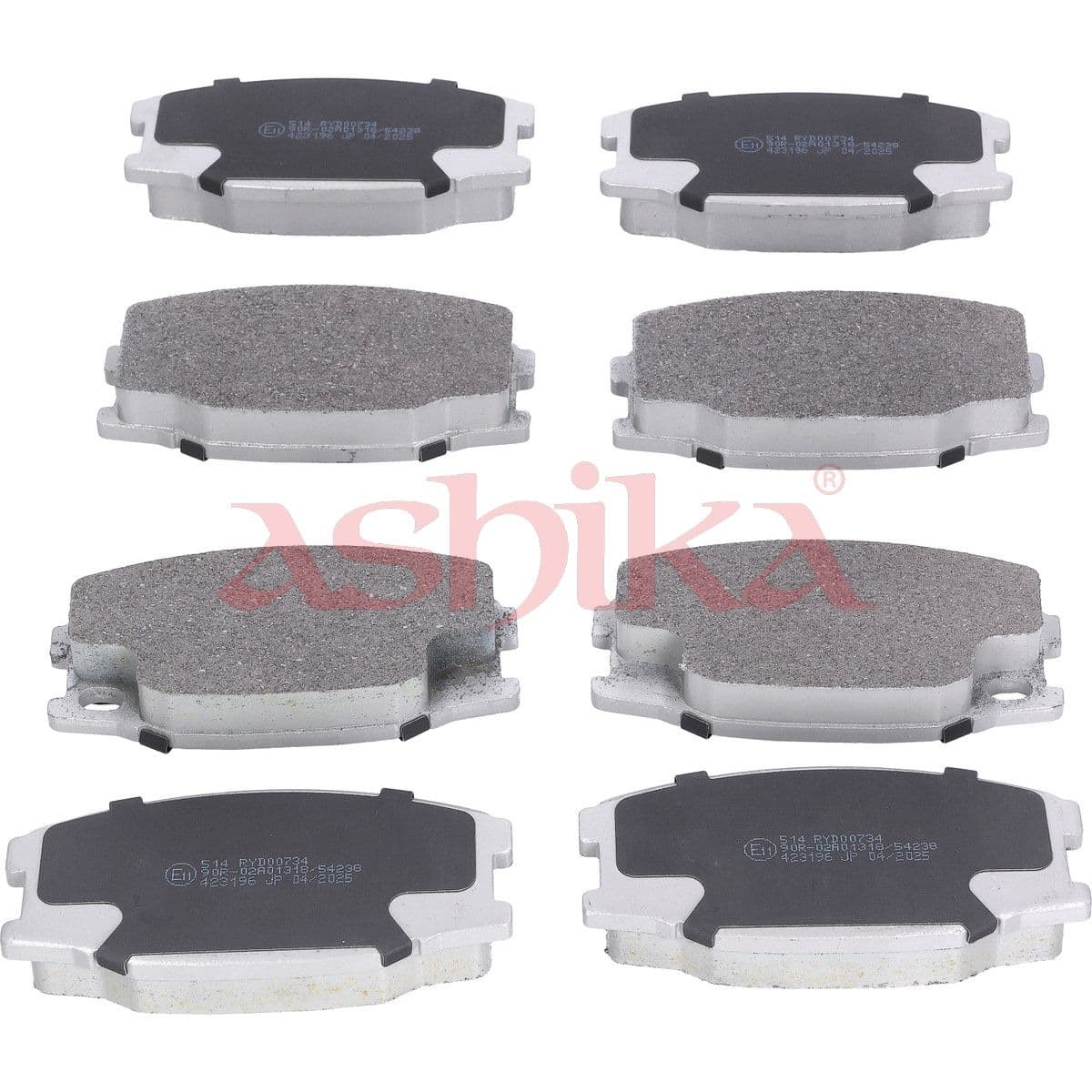 set placute frana,frana disc ASHIKA 50-05-514