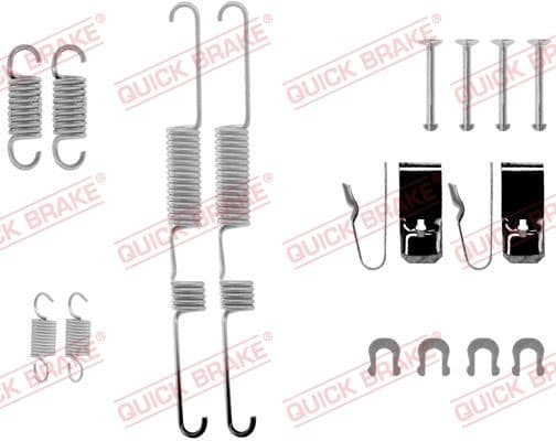 Set accesorii, sabot de frana QUICK BRAKE 105-0582