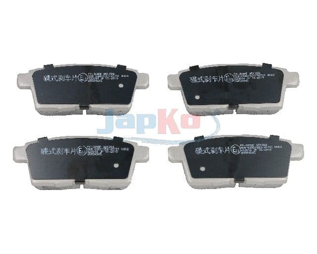 set placute frana,frana disc JAPKO 51309