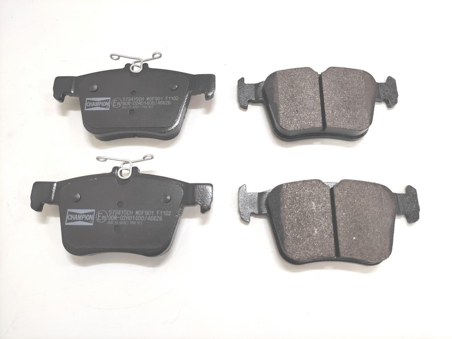 set placute frana,frana disc CHAMPION 573415CH