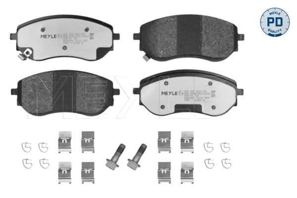 set placute frana,frana disc MEYLE -PD: Advanced performance and design. 025 226 6021/PD