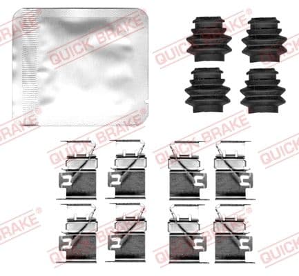 Set accesorii, placute frana QUICK BRAKE 109-0172