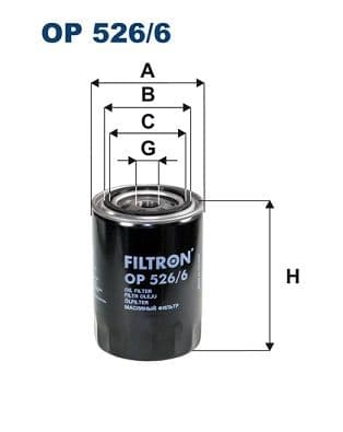 Filtru ulei FILTRON OP 526/6