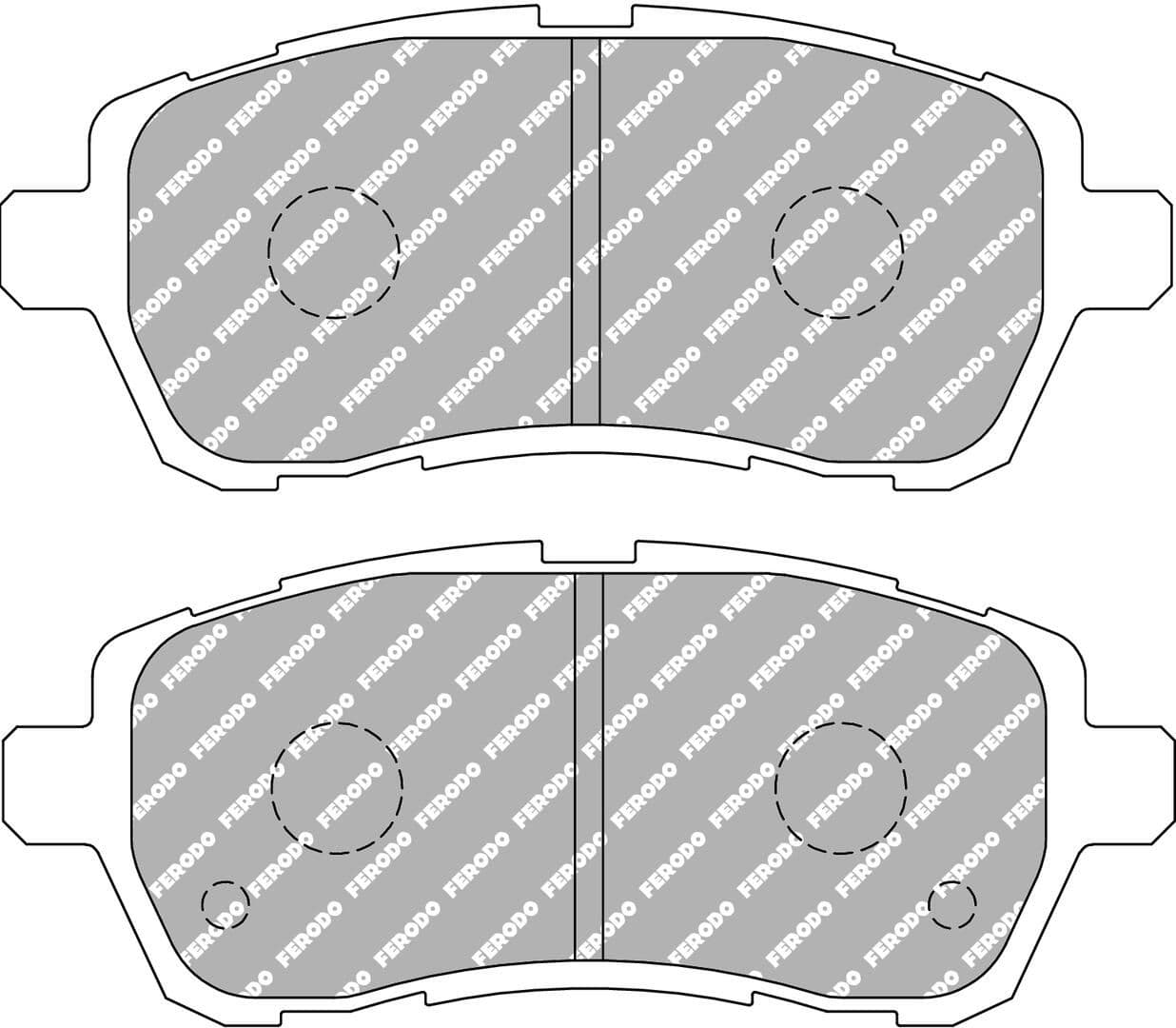set placute frana,frana disc FERODO FCP4426Z