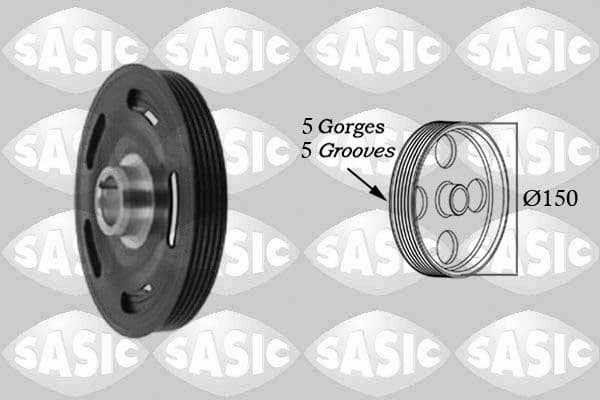 Fulie curea, arbore cotit SASIC 2156010