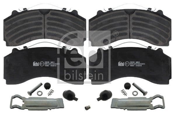 set placute frana,frana disc FEBI BILSTEIN 16997