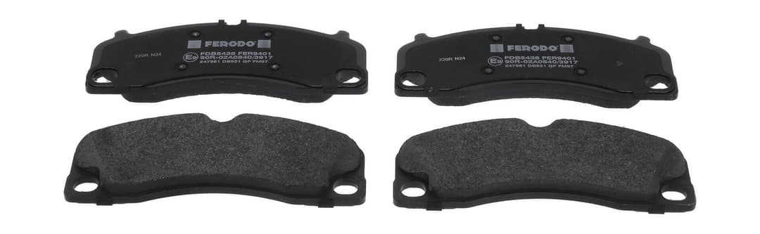 set placute frana,frana disc FERODO PREMIER ECO FRICTION FDB5436