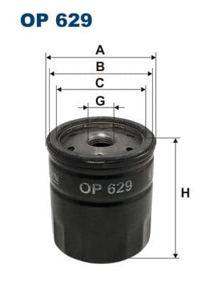 Filtru ulei FILTRON OP 629
