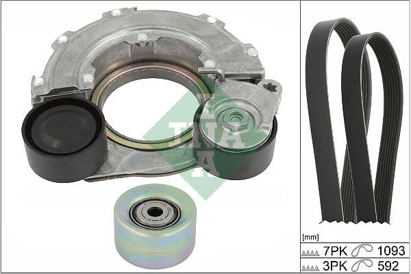Set curea transmisie cu caneluri Schaeffler INA 529 0561 10