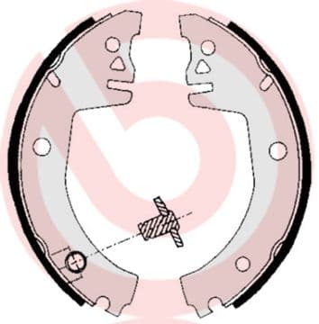 Set saboti frana BREMBO S 85 512