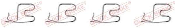 Set accesorii, placute frana QUICK BRAKE 109-1219
