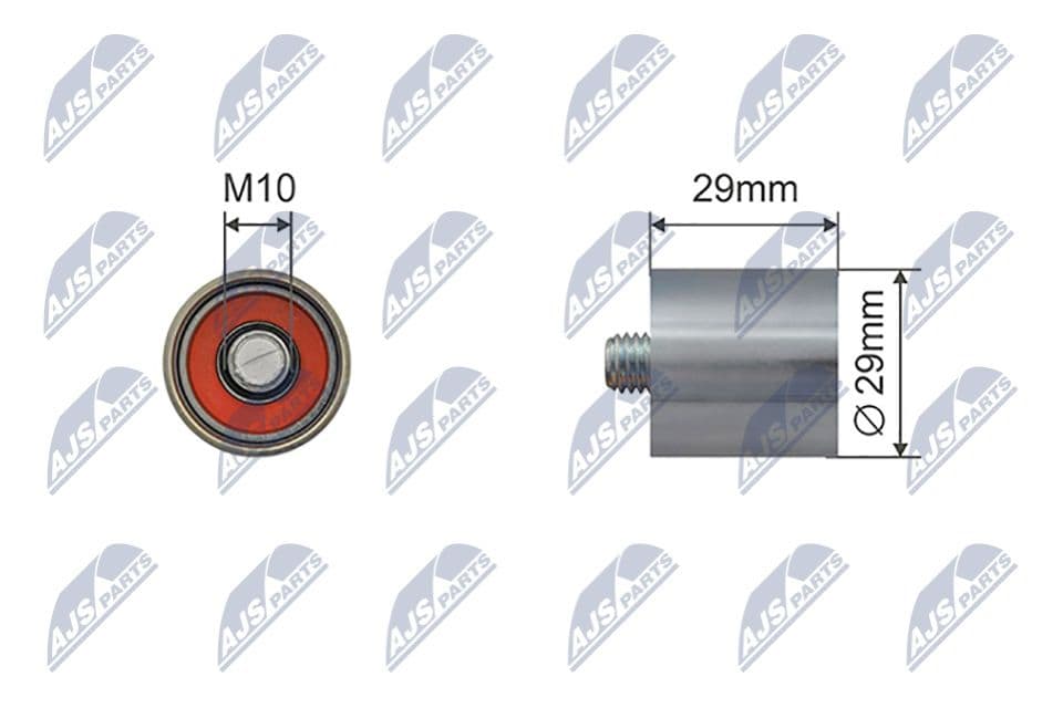 rola intinzator,curea transmisie NTY RNK-AU-081