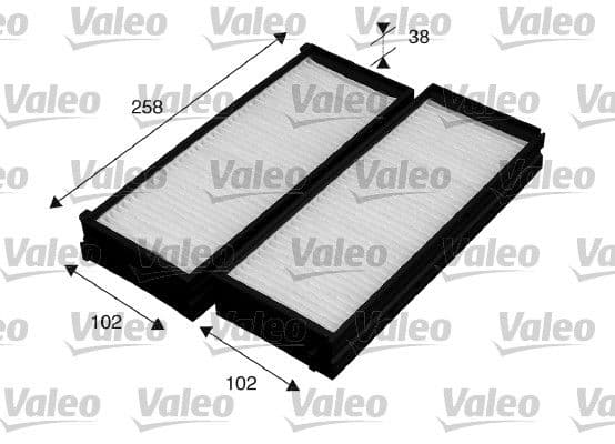 Filtru, aer habitaclu VALEO ESSENTIAL 715529