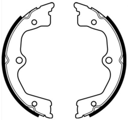 Set saboti frana, frana de mana ABE C04024ABE