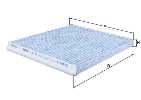 Filtru, aer habitaclu MAHLE LAK 109