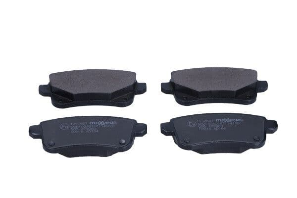 set placute frana,frana disc MAXGEAR 19-3607