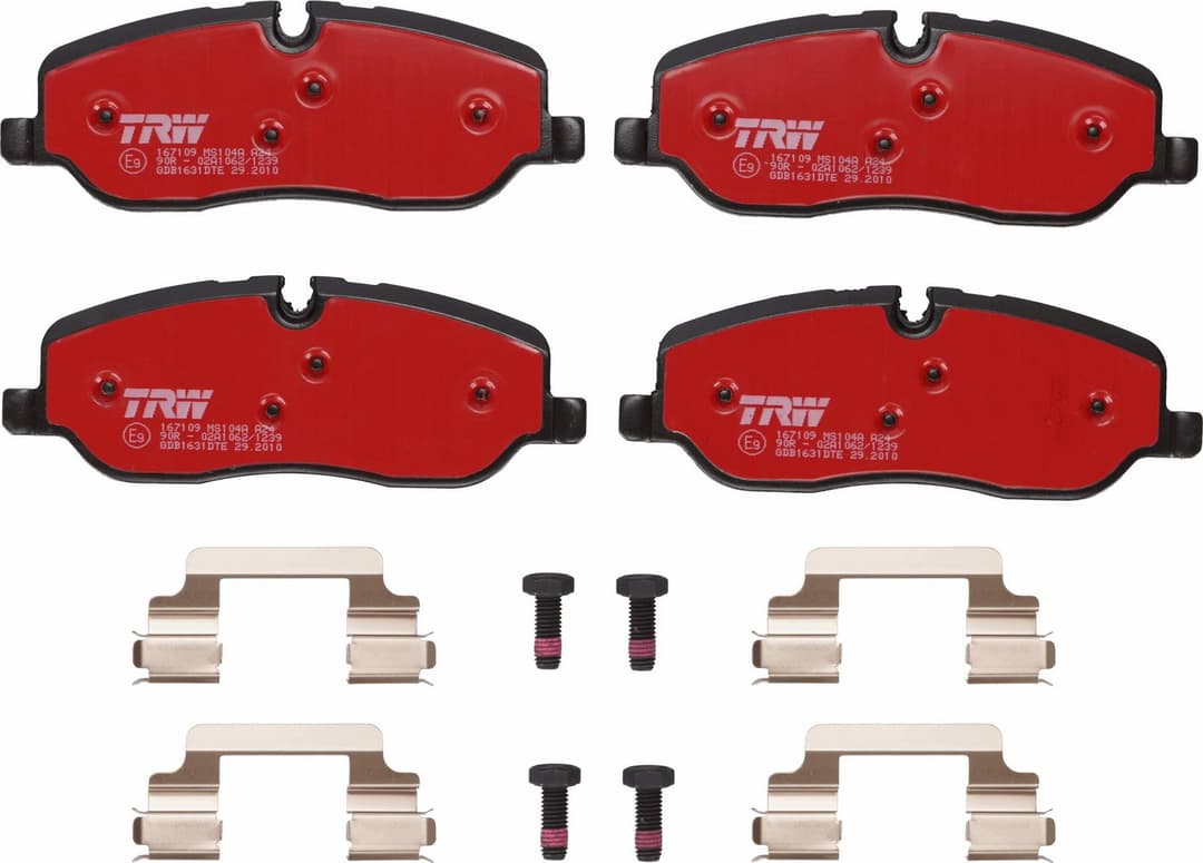 set placute frana,frana disc TRW DTEC COTEC GDB1631DTE
