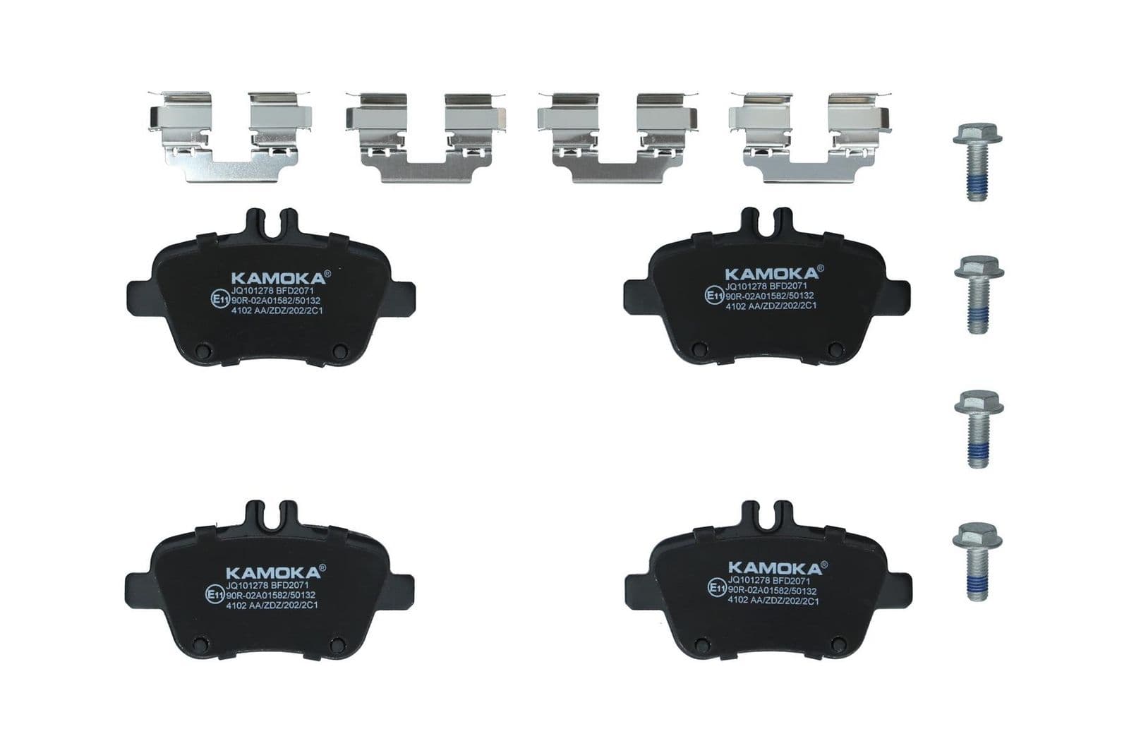 set placute frana,frana disc KAMOKA JQ101278