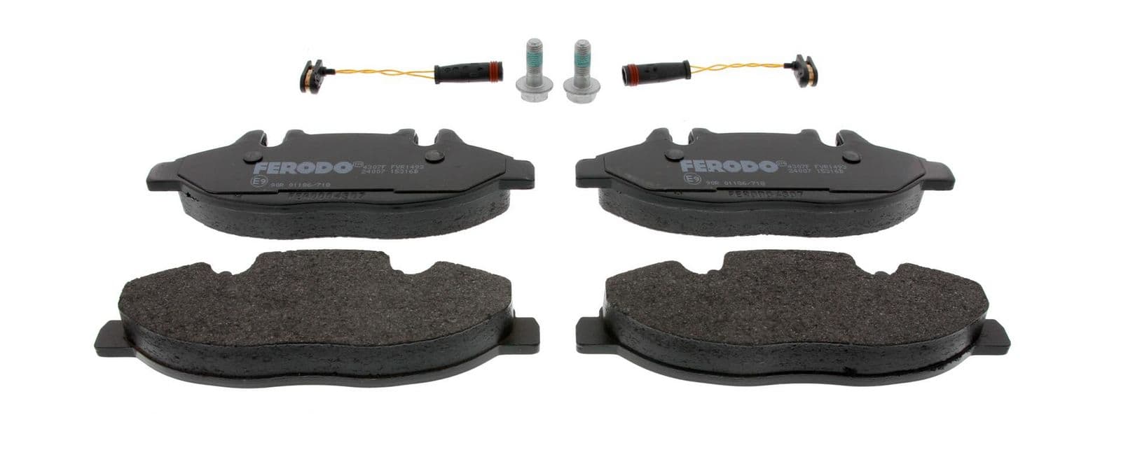 set placute frana,frana disc FERODO PREMIER ECO FRICTION FVR1493