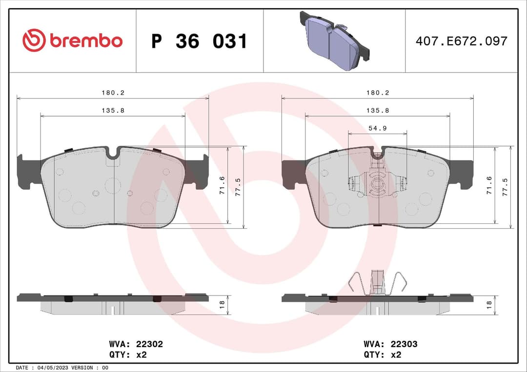 set placute frana,frana disc BREMBO PRIME LINE P 36 031