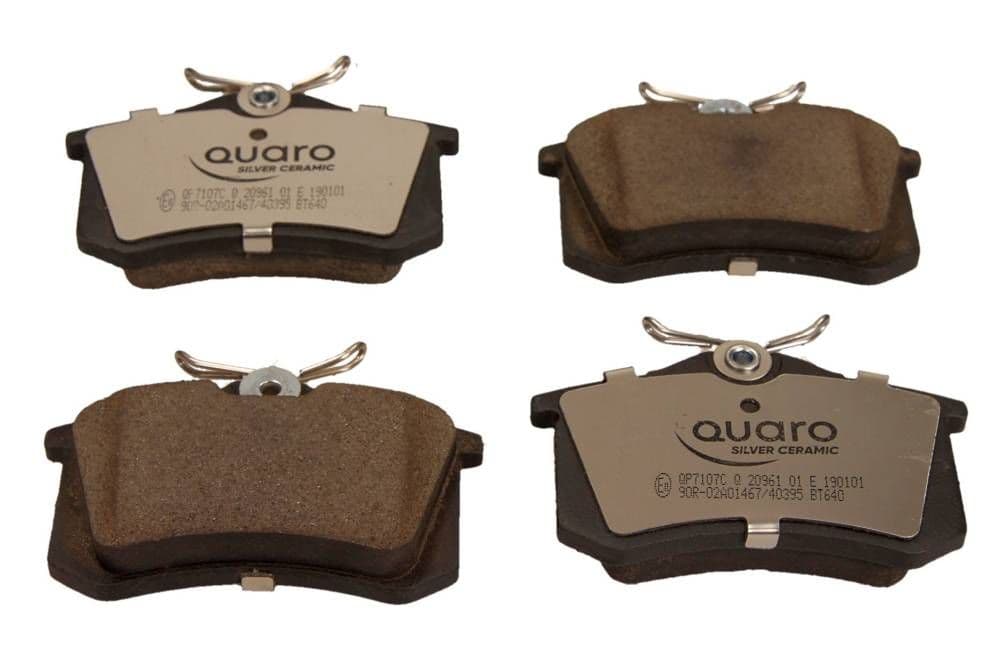 set placute frana,frana disc QUARO SILVER CERAMIC QP7107C