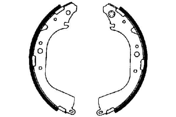 Set saboti frana TEXTAR 91041500