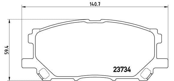 set placute frana,frana disc BREMBO PRIME LINE P 83 067