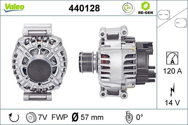 Generator / Alternator VALEO 440128
