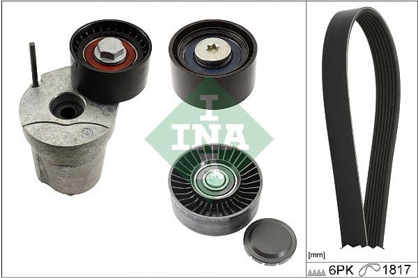 Set curea transmisie cu caneluri Schaeffler INA 529 0368 10