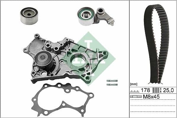 Set pompa apa + curea dintata Schaeffler INA 530 0422 30