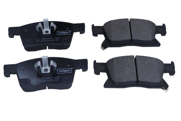 set placute frana,frana disc MAXGEAR 19-3651