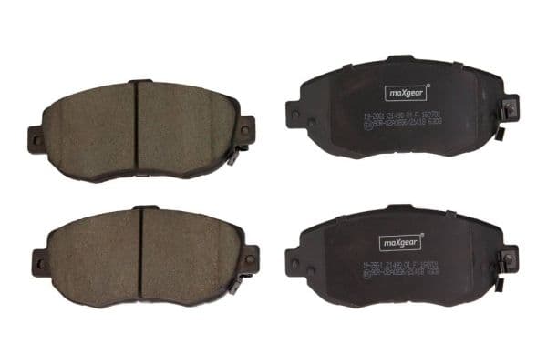 set placute frana,frana disc MAXGEAR 19-2861