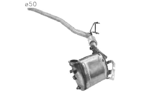 Filtru funingine/particule, sist.de esapament ASSO 50.15002
